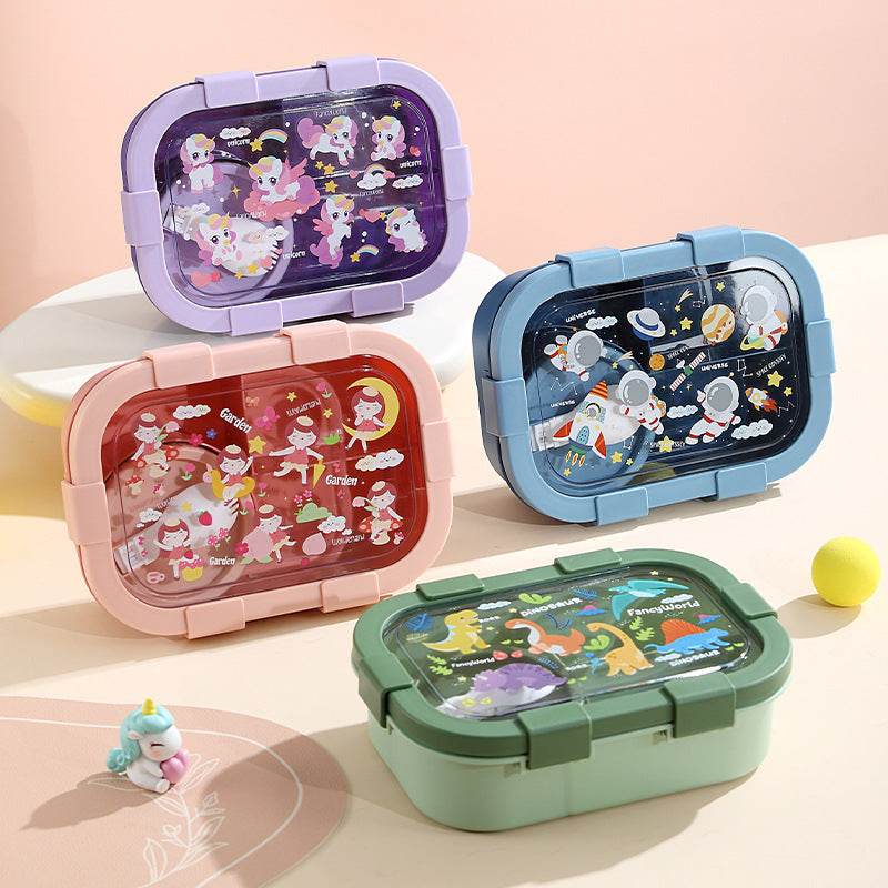 Kids Plastic Lunch Container Bento Lunch Box - www.Shopthatapp.com
