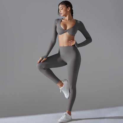 Women's Gym Clothes 2pcs set Yoga Fitness wear - www.Shopthatapp.com
