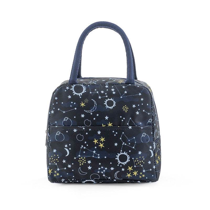 Portable Floral Aluminum Foil Thermal Insulated Lunch Bag - www.Shopthatapp.com