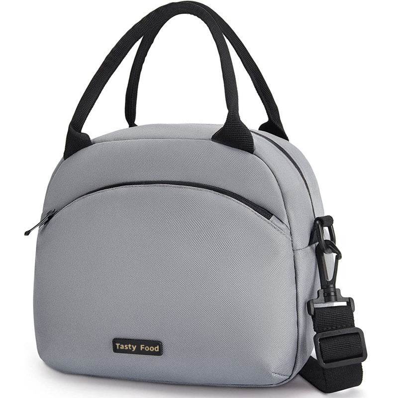 Women Portable Fashion Insulated Work Lunch Bag Handbag - www.Shopthatapp.com