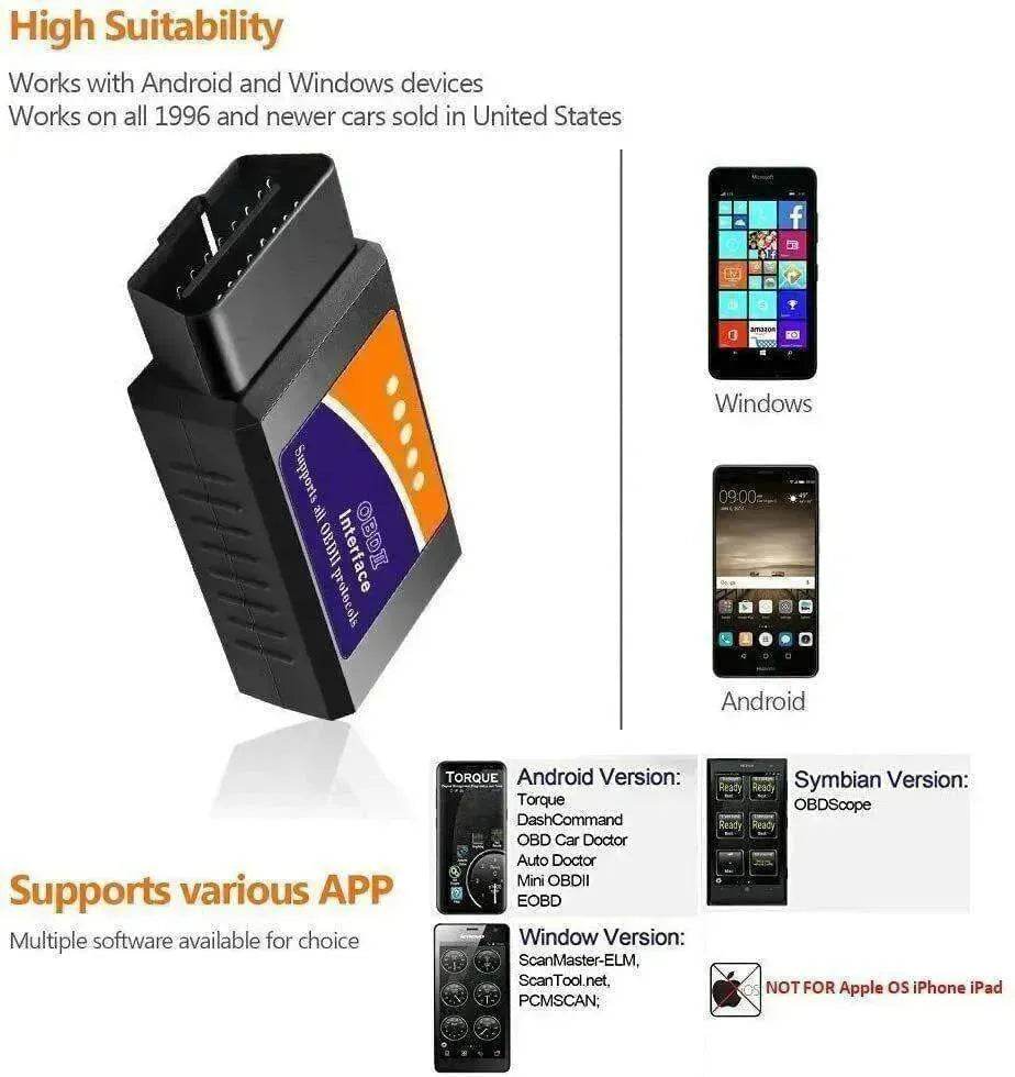 OBD2 Scanner Tool: Check Engine Fault Codes - www.Shopthatapp.com #