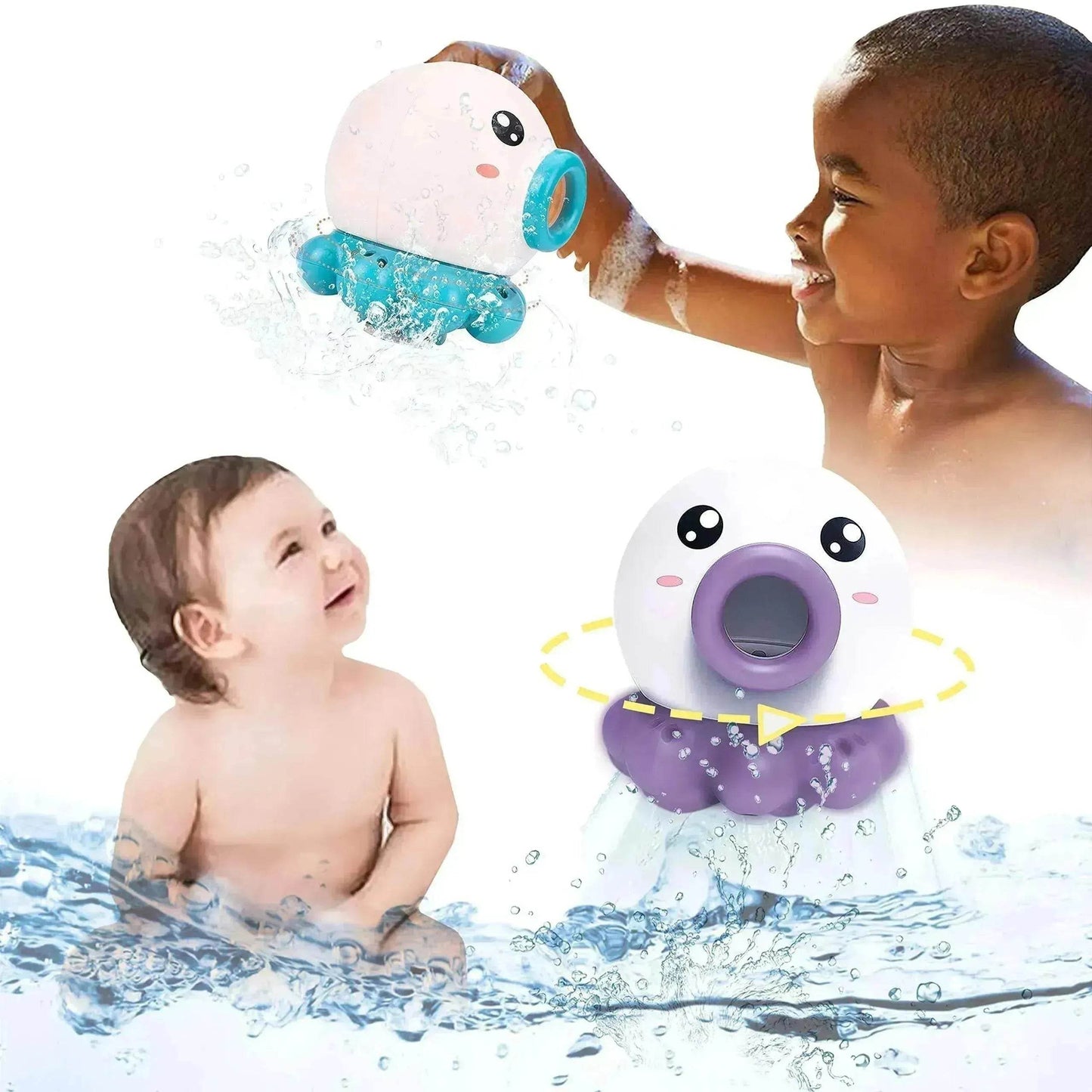 Octopus Fountain Bath Toy: Fun Water Sprinkler - www.Shopthatapp.com