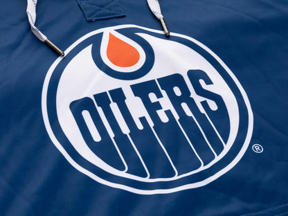 Edmonton Oilers Hockey Lace Hoodie - www.Shopthatapp.com