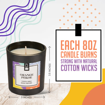 Bougie en cire de soja Orange Pekoe - Sauge et bois flotté - 227 g