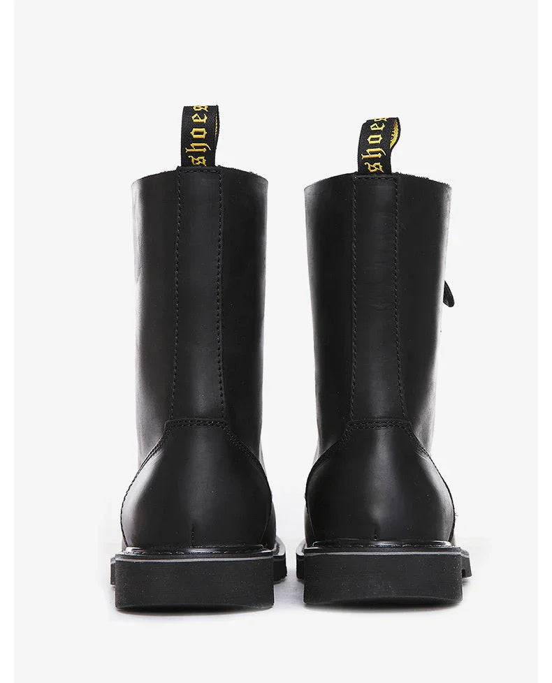 Outdoor Motorcycle Riding High Barrel Martin Boots - www.Shopthatapp.com