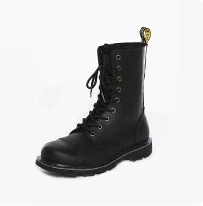 Outdoor Motorcycle Riding High Barrel Martin Boots - www.Shopthatapp.com