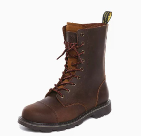 Outdoor Motorcycle Riding High Barrel Martin Boots - www.Shopthatapp.com