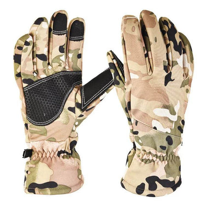 Outdoor Warm Keeping Sports Anti-slip Tactical Camouflage Ski Gloves - www.Shopthatapp.com #
