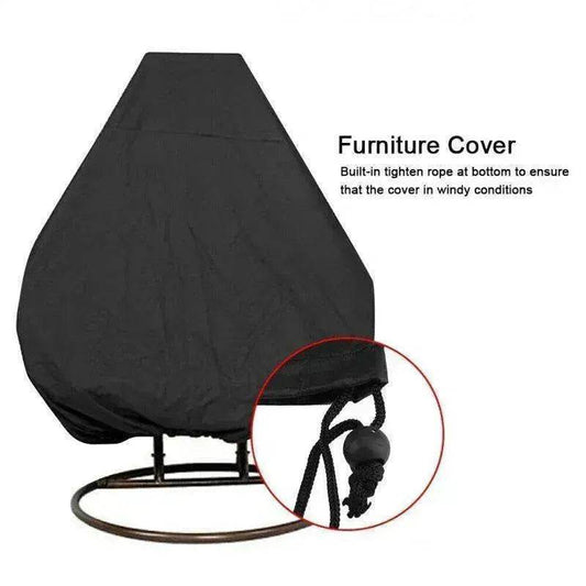 Outdoor furniture rocking chair dust cover - www.Shopthatapp.com