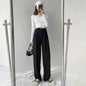 Oversized Women's Drape Suit Pants Loose Straight Leg - www.Shopthatapp.com