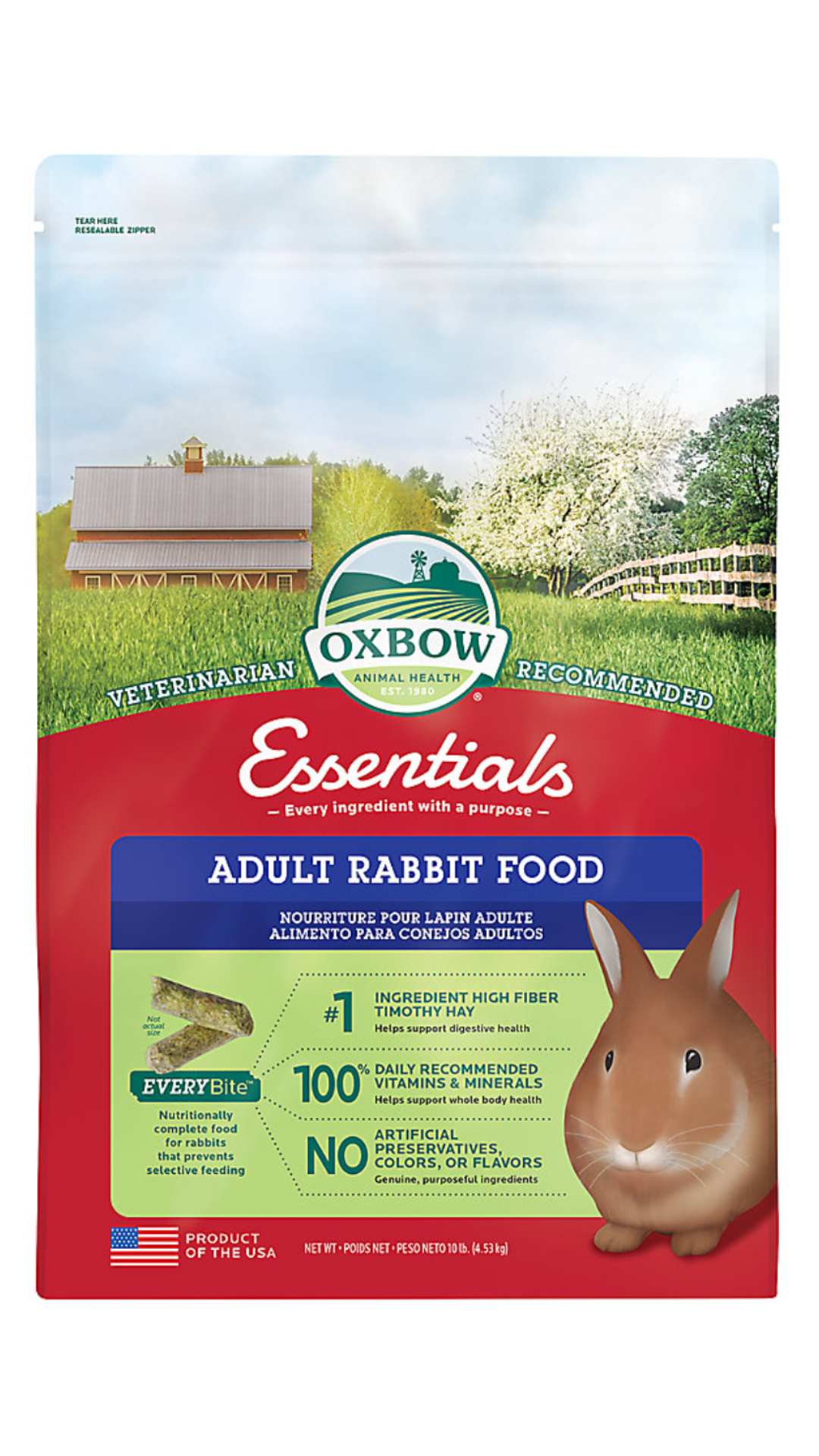 Oxbow Essentials - Adult Rabbit Food - Www.Shopthatapp.com