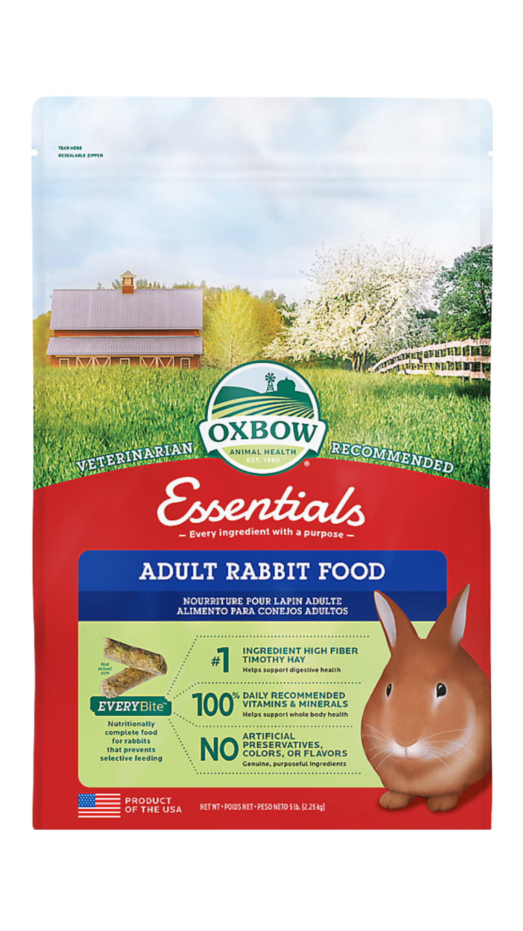 Oxbow Essentials - Adult Rabbit Food - Www.Shopthatapp.com