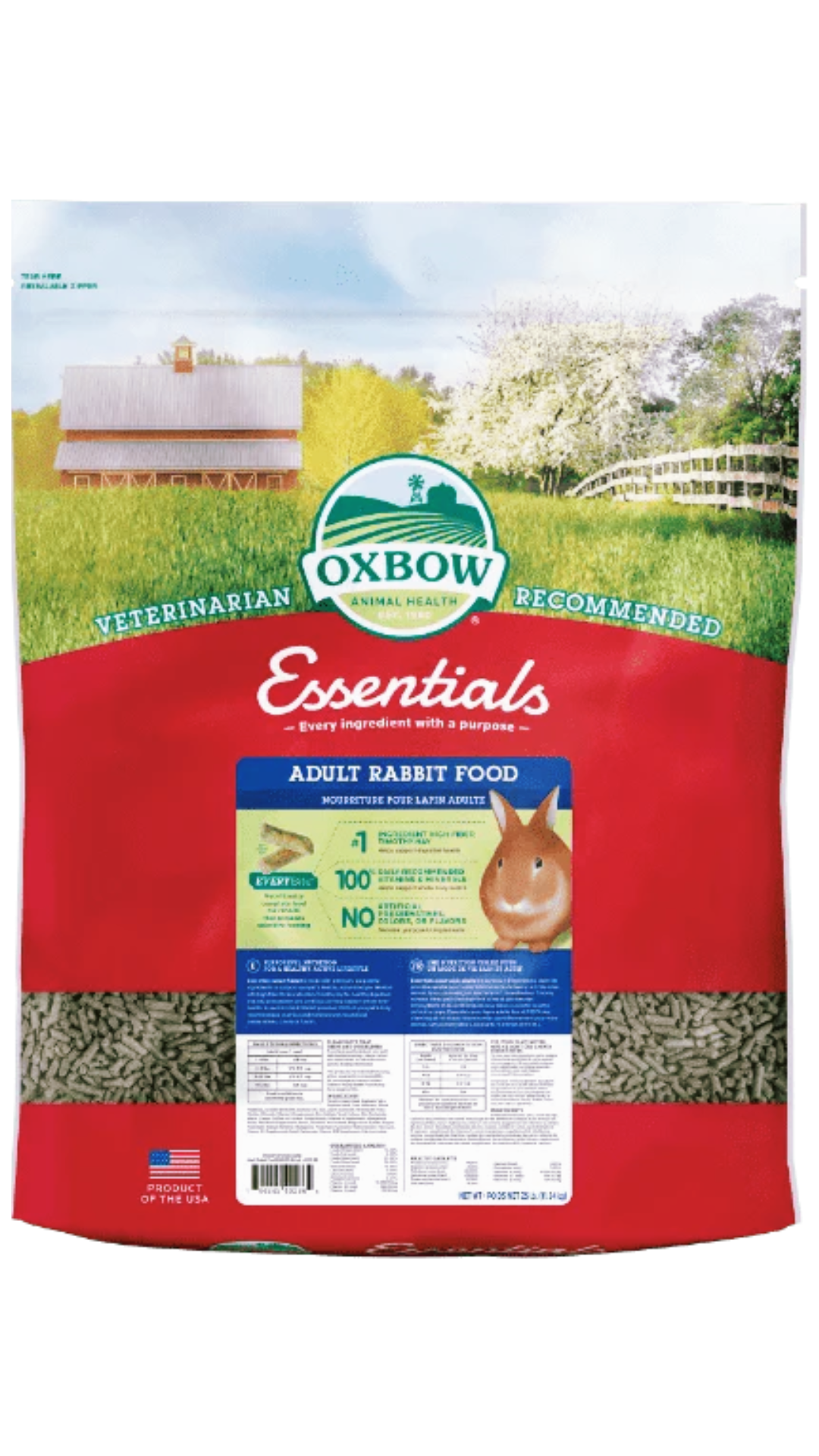 Oxbow Essentials - Adult Rabbit Food - Www.Shopthatapp.com