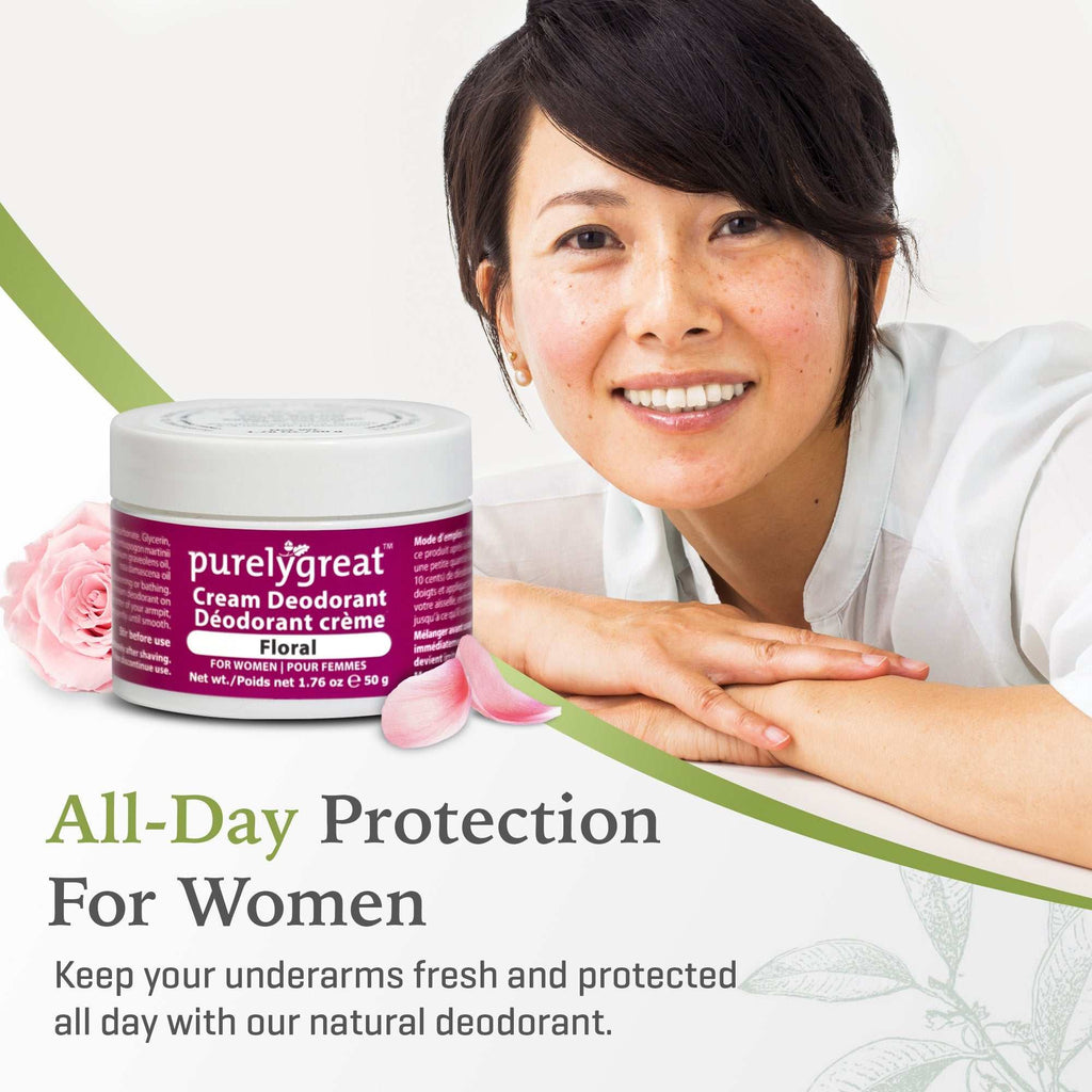 Floral Cream Deodorant for Women - www.Shopthatapp.com