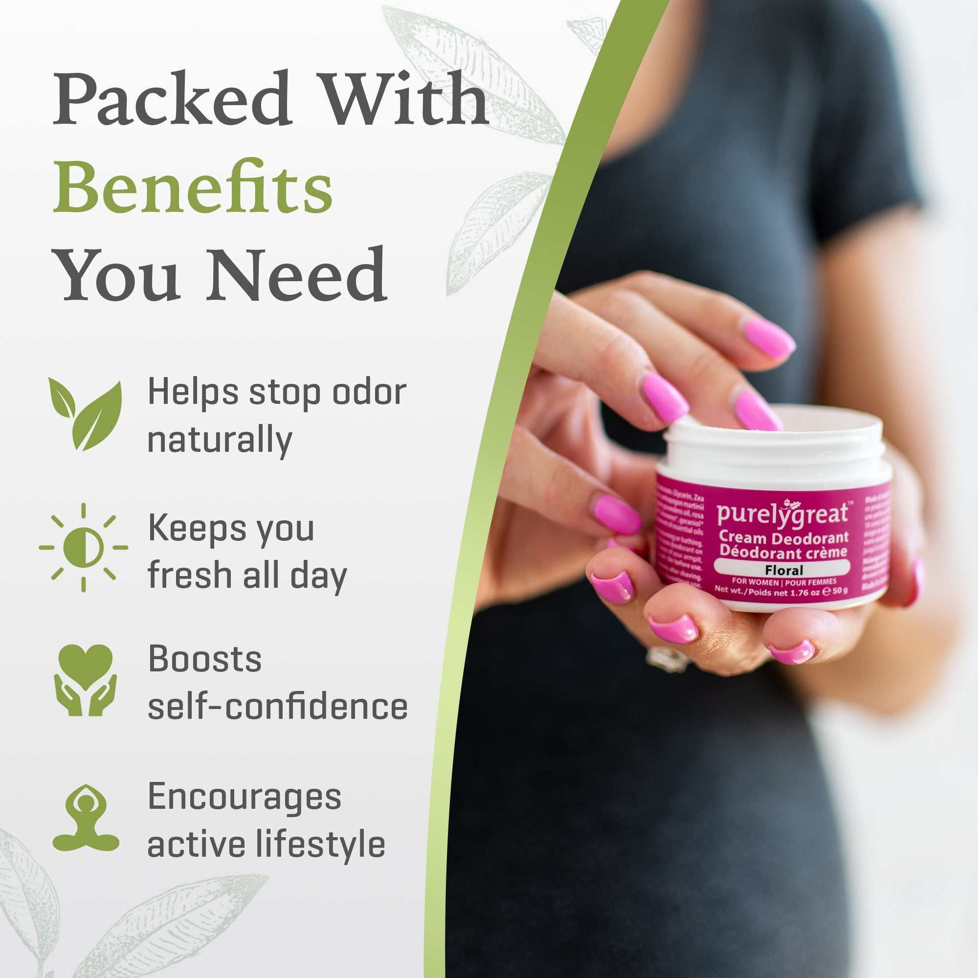 Floral Cream Deodorant for Women - www.Shopthatapp.com