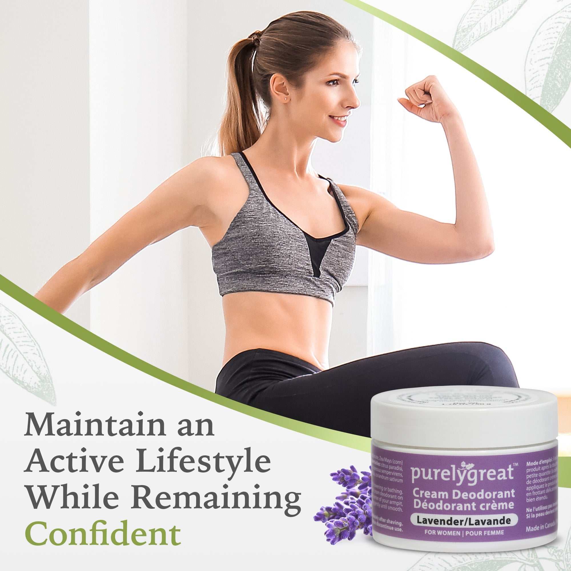 Lavender Cream Deodorant for Women - www.Shopthatapp.com
