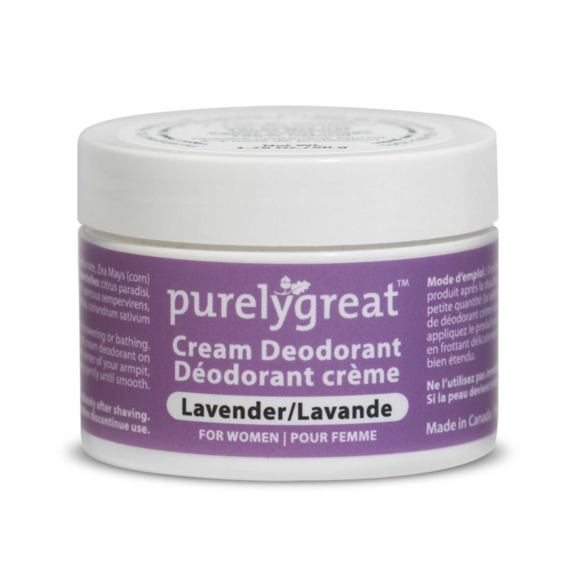 Lavender Cream Deodorant for Women - www.Shopthatapp.com