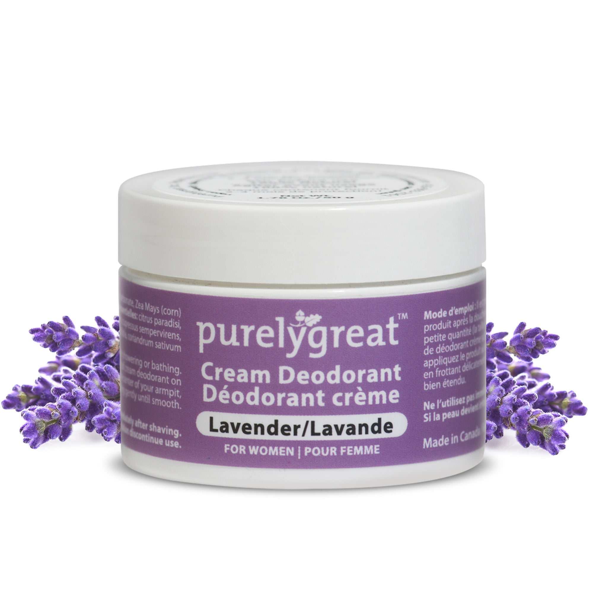 Lavender Cream Deodorant for Women - www.Shopthatapp.com