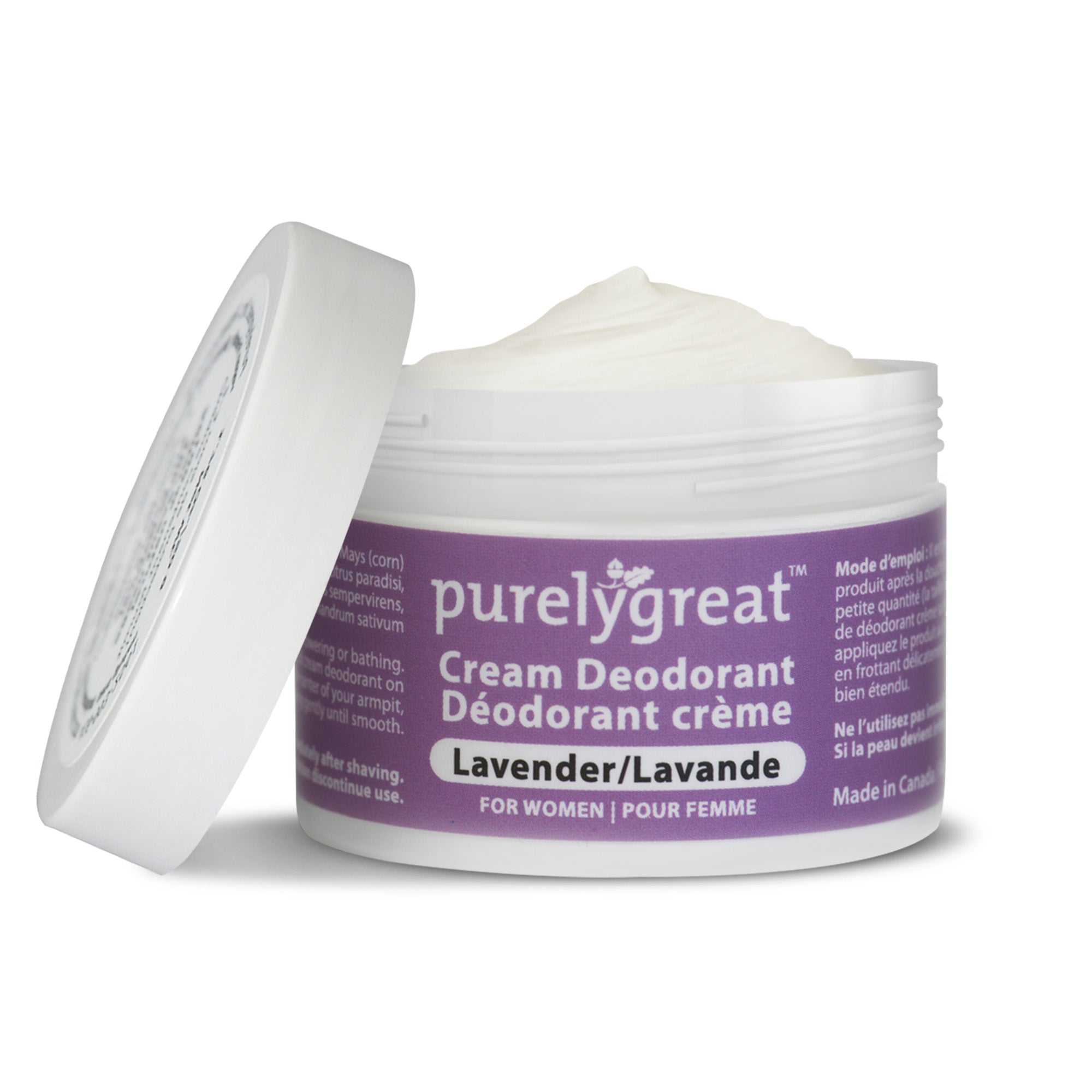 Lavender Cream Deodorant for Women - www.Shopthatapp.com