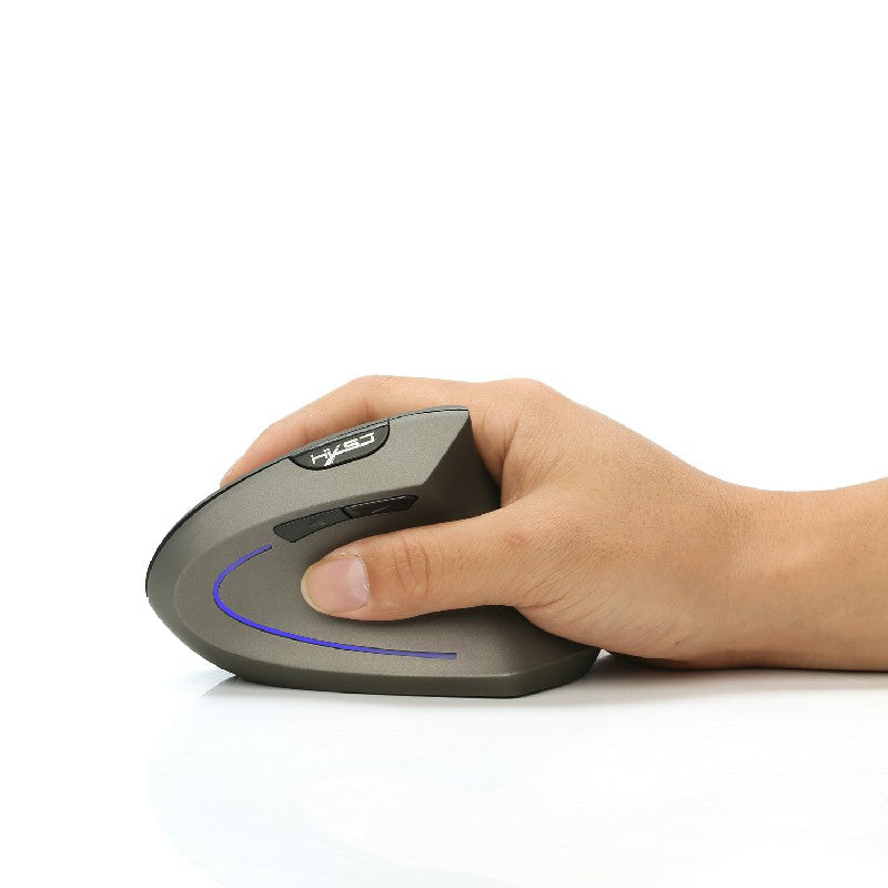 2.4GHz Wireless 4-Keys 2400 DPI Adjustable Ergonomics Mouse Optical Vertical Mouse Grey