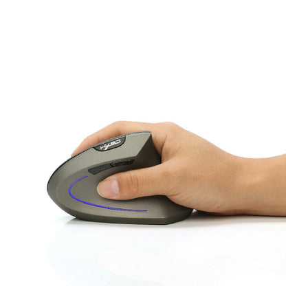 2.4GHz Wireless 4-Keys 2400 DPI Adjustable Ergonomics Mouse Optical Vertical Mouse Grey