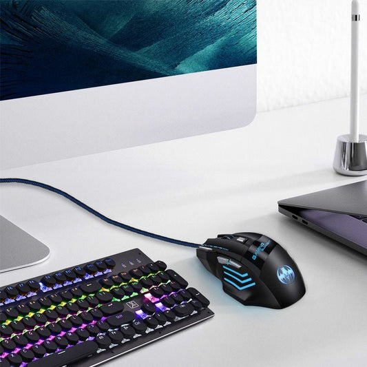 7200 dpi RGB Lighting Luminous Gaming Mouse 7-key Office Computer Mouse LED Gaming - www.Shopthatapp.com