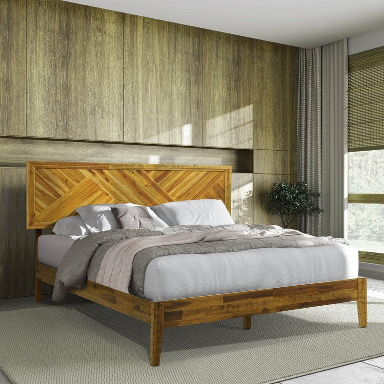 Sierra Deluxe Wood Platform Bed Frame - www.Shopthatapp.com