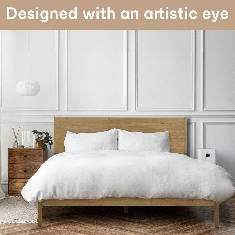 Haven Deluxe Wood Platform Bed Frame - www.Shopthatapp.com