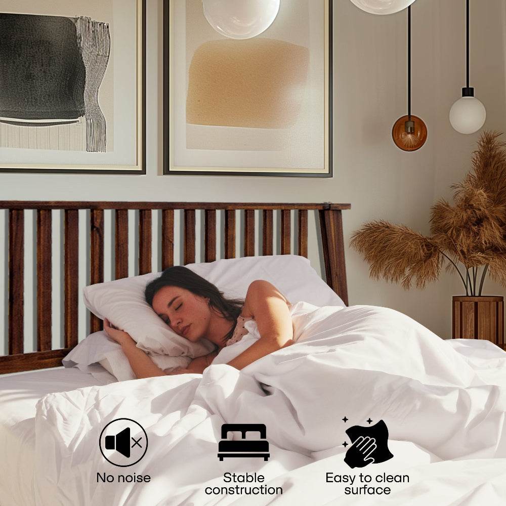 Kaylin Solid Wood Bed Frame - www.Shopthatapp.com