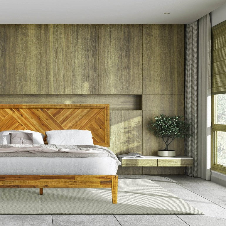 Sierra Deluxe Wood Platform Bed Frame - www.Shopthatapp.com