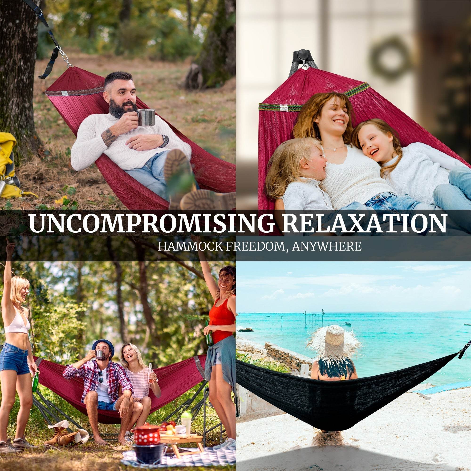 Tranquillo Comfort Set Original Hammock Stand - www.Shopthatapp.com