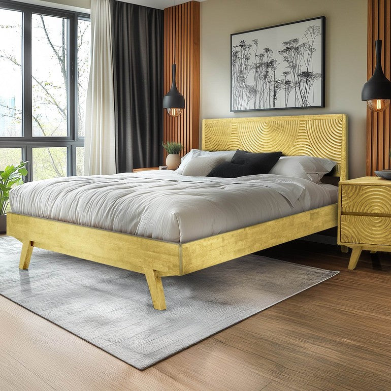 Harmony Platform Bed Frame with Headboard - www.Shopthatapp.com