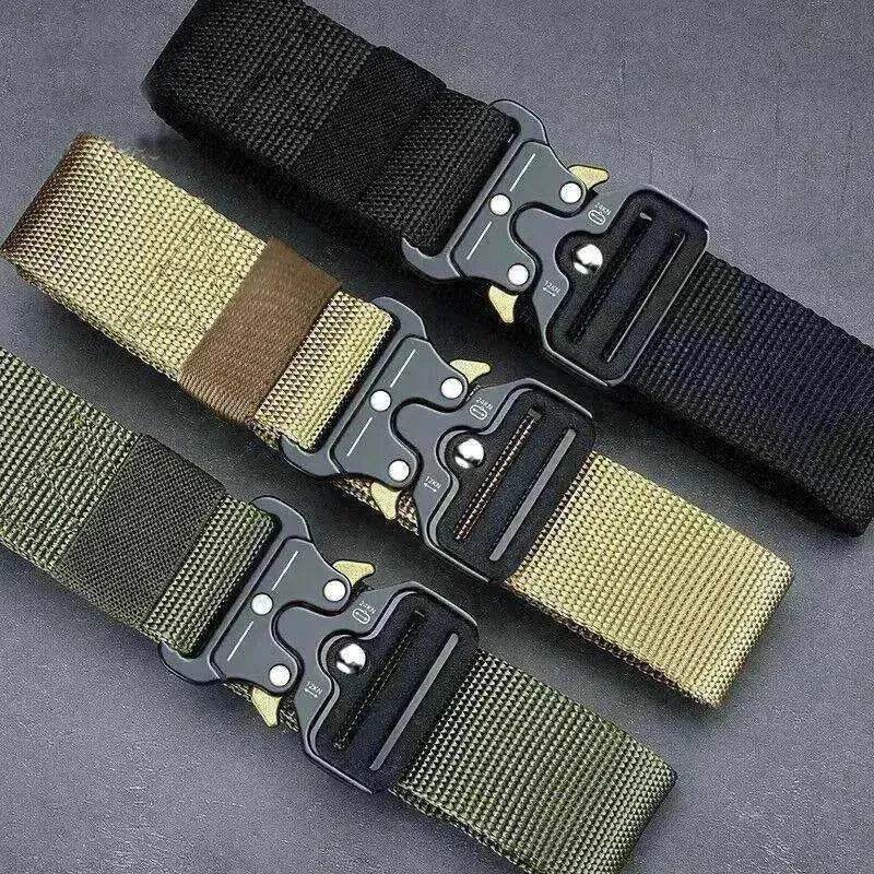 PREMIUM Men Casual Military Belt Tactical Waistband Rescue Rigger Nylon Belt USA - www.Shopthatapp.com #