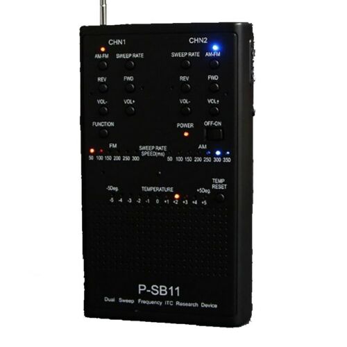 Radio fantôme PSB-11 Spirit Box double balayage ITC FM/AM PSB11 Équipement paranormal Royaume-Uni