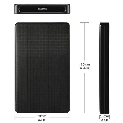 Slidable Installation 2.5 inch SATA USB 3.0 Hard Disk Drive SSD External Enclosure Mobile Case
