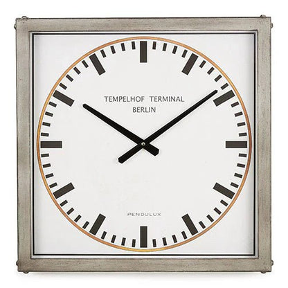 Pendulux Tempelhof Terminal Clock Grey