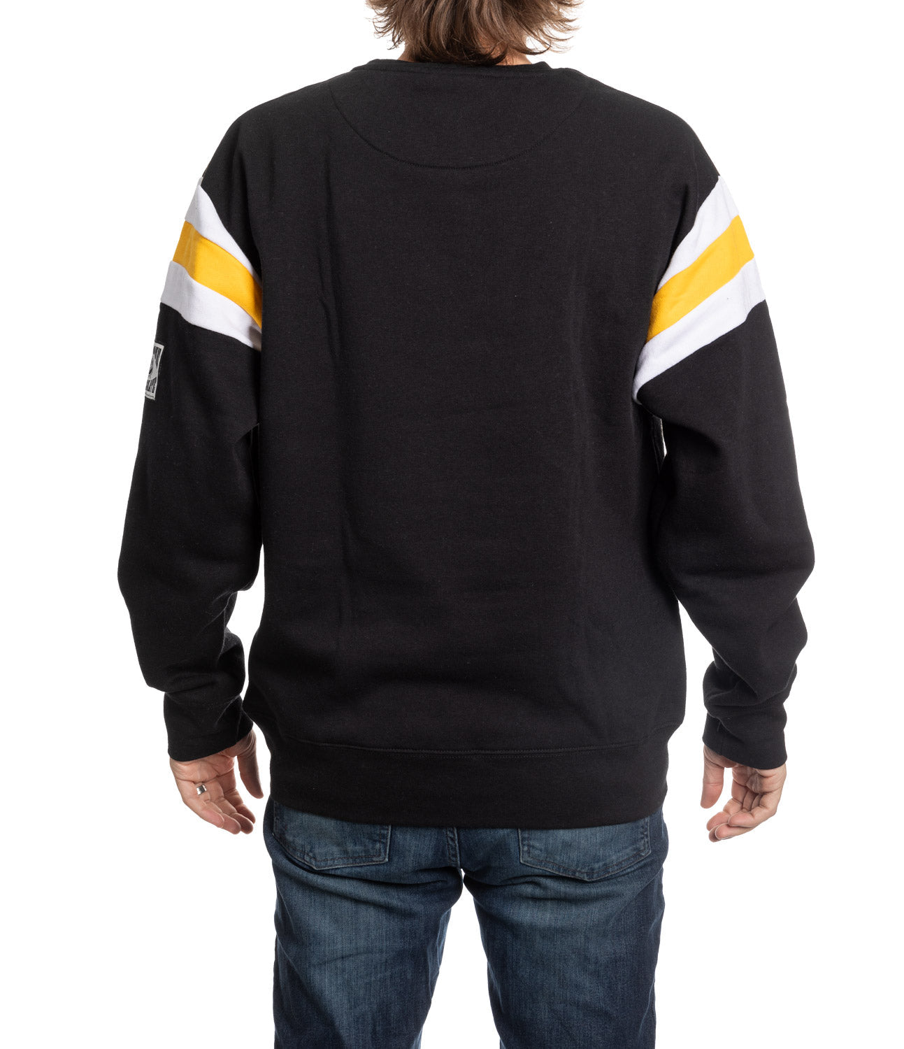 Pittsburgh Penguins Varsity Retro Style Crewneck Sweater - www.Shopthatapp.com