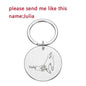 Personalized Father's Day DIY Name stainless steel Keychain - www.Shopthatapp.com