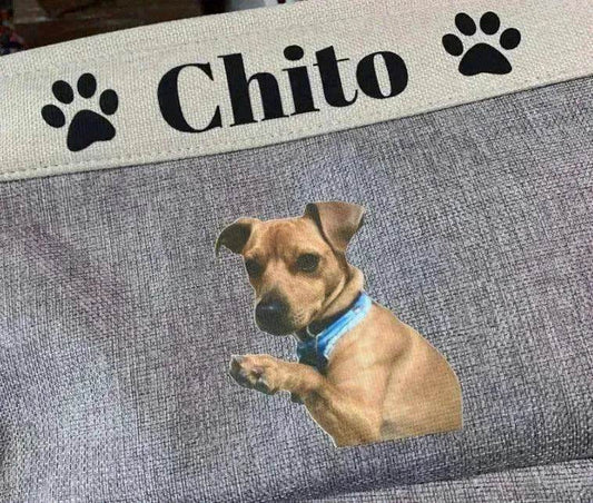 Personalized Pet Dog Toy Storage Basket Canvas Foldable Bag - www.Shopthatapp.com