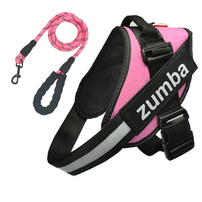 Personalized Dog Harness and Leash with Name and Phone Number - Www.Shopthatapp.com