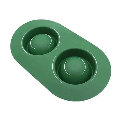 Pet Anti-skid Anti-splash Silicone Stainless Steel Bowl For Pet