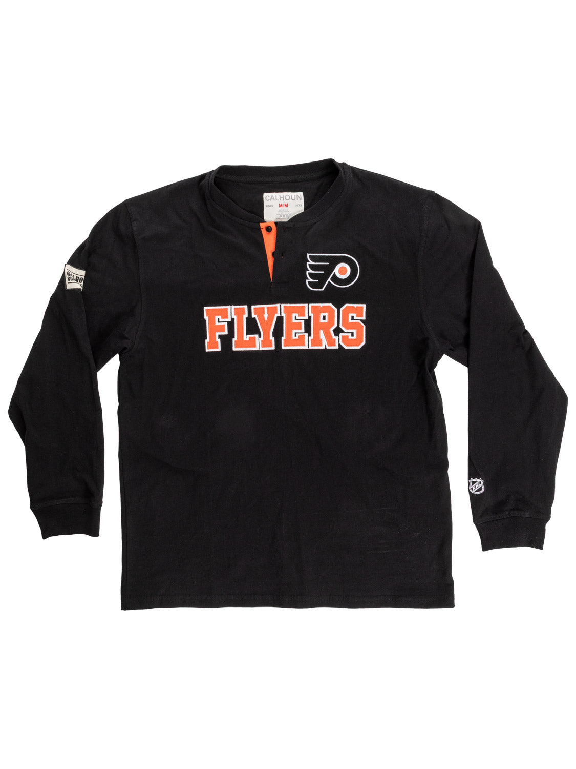 Philadelphia Flyers Long Sleeve Henley - www.Shopthatapp.com #