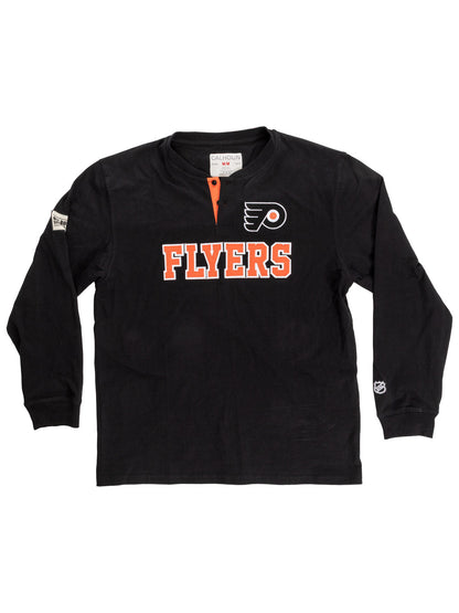 Philadelphia Flyers Long Sleeve Henley - www.Shopthatapp.com #