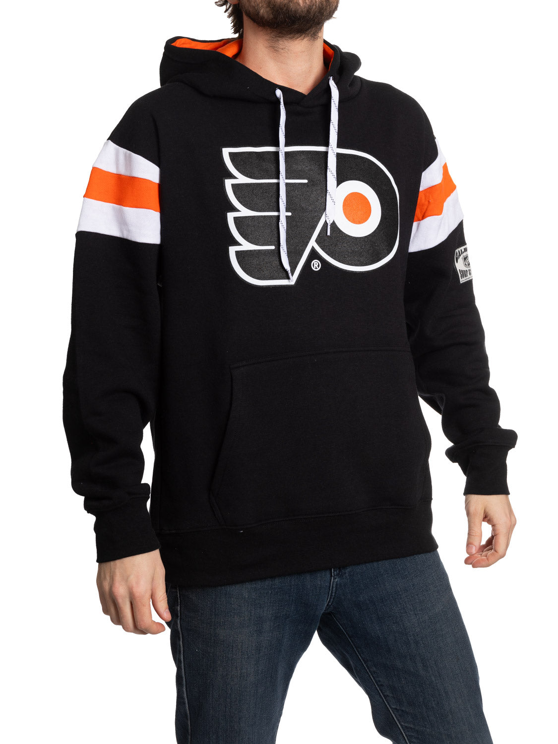 Philadelphia Flyers Varsity Retro Style Hoodie - www.Shopthatapp.com #