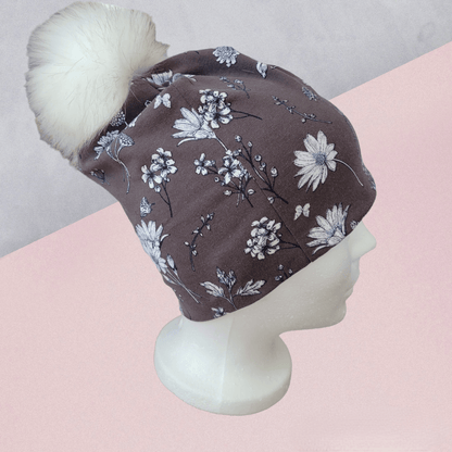 Tuques (doublées coton lycra) à pompons détachables