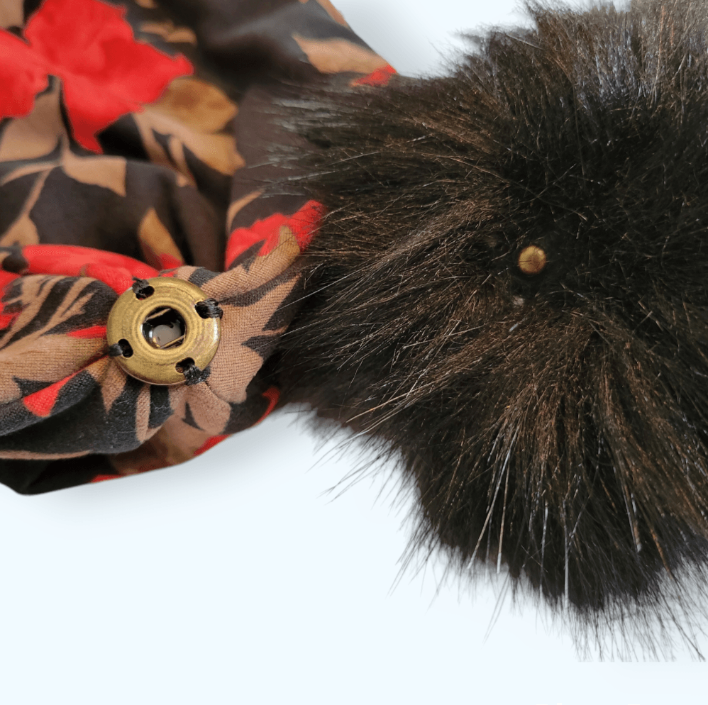 Tuques (doublées coton lycra) à pompons détachables