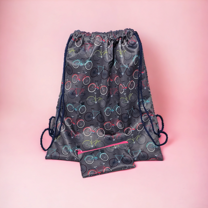 Ens. Sac pour vêtements/chaussures de sport et étui tout-usage