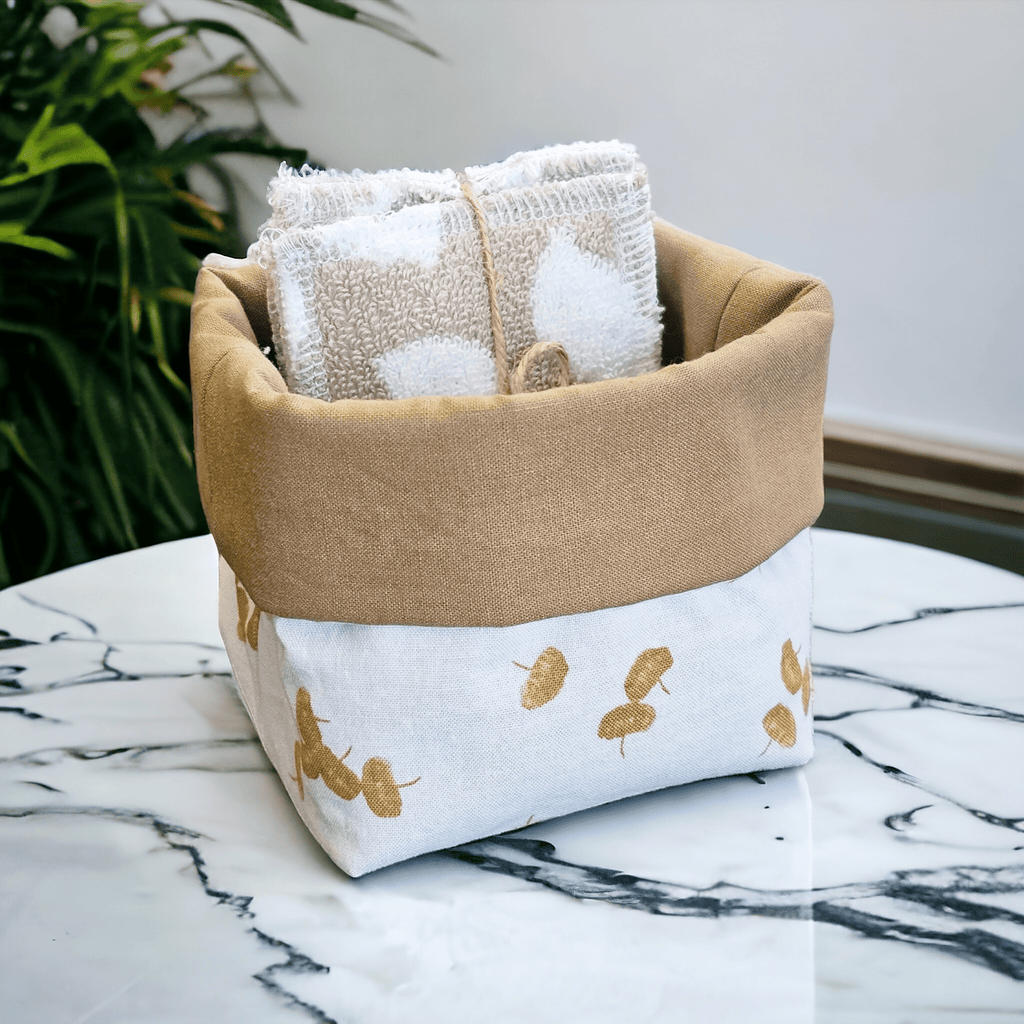 Lingettes et panier de rangement réversible. - www.Shopthatapp.com