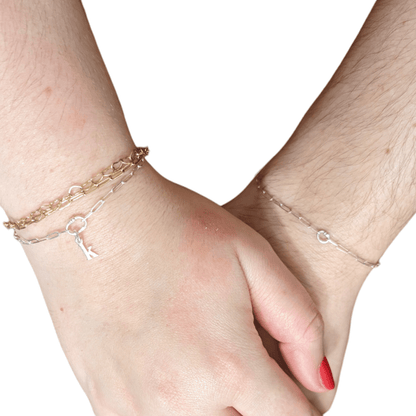 Breloques de bracelet permanentes Love Links