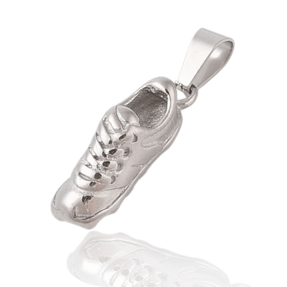 Silver trainer charm